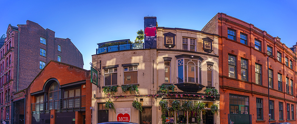 View of the Old Nags Head pub, Manchester, Lancashire, England, United Kingdom, Europe