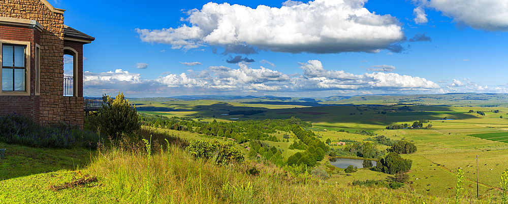 View of landscape from Kloppenheim Country Estate, Machadodorp, Province of Mpumalanga, South Africa, Africa