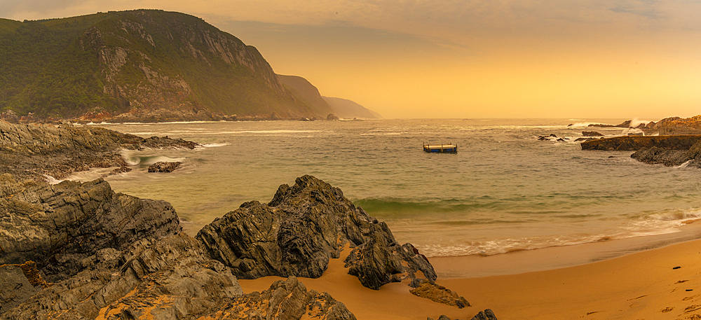 View of Storms River Mouth, Tsitsikamma National Park, Garden Route National Park, South Africa, Africa