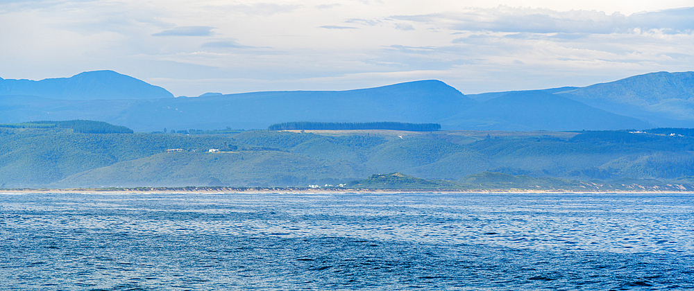 View of Western Cape coastline from Plettenberg Bay, Plettenberg, Garden Route, Western Cape Province, South Africa, Africa