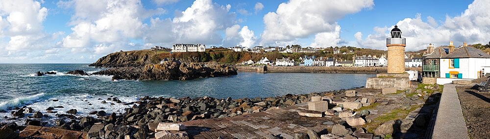 Portpatrick harbour on the west coast, Portpatrick, Dumfries and Galloway, Scotland, United Kingdom, Europe