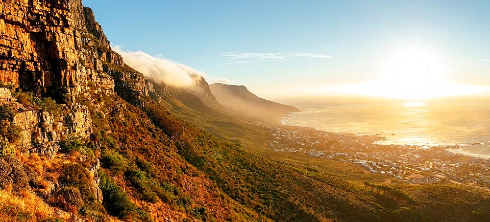 Kloof Corner at sunset, Cape Town, Western Cape, South Africa