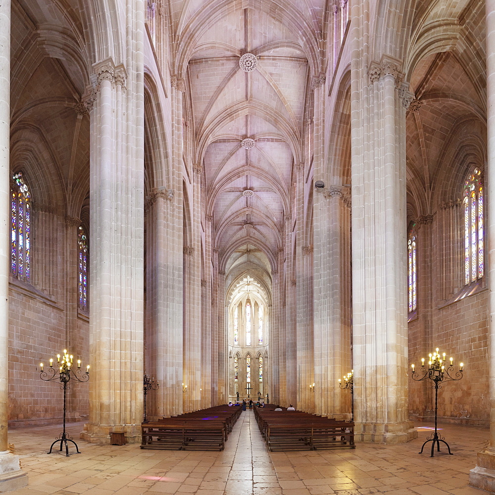 Mosteiro da Santa Maria da Vitoria (Monastery of St. Mary of the Victory), UNESCO World Heritage Site, Batalha, Leiria, Portugal, Europe