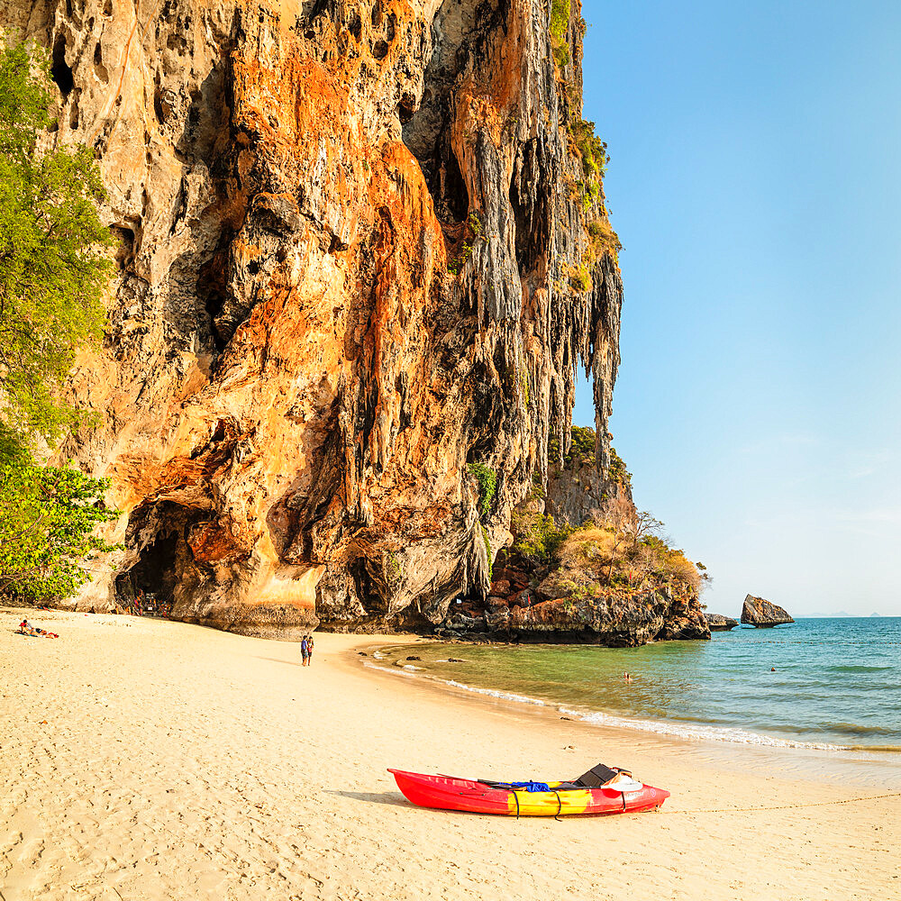 Phra Nang beach, Railay Peninsula, Krabi Province, Thailand, Southeast Asia, Asia