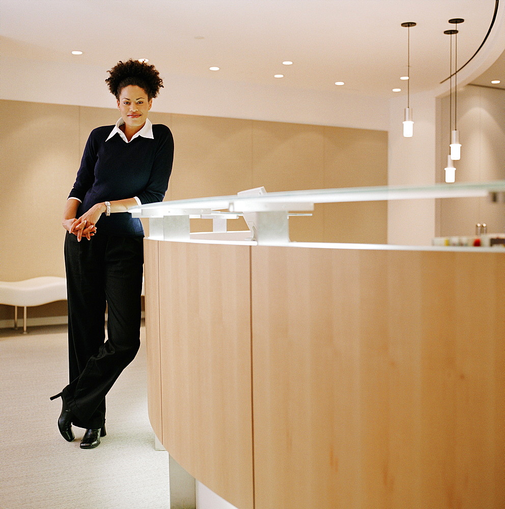 Businesswoman in office 