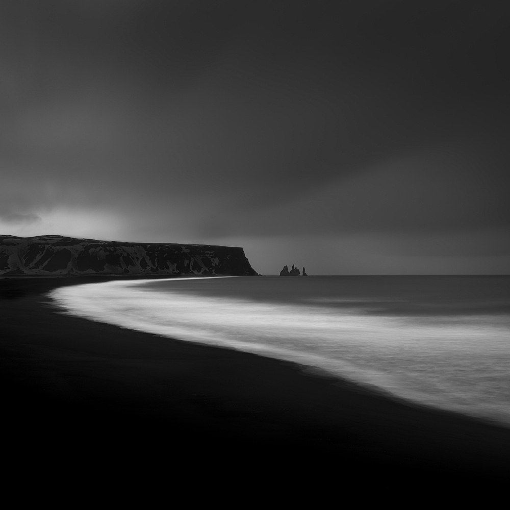 View from Dyrholaey to Reynisfjara, Iceland, Polar Regions