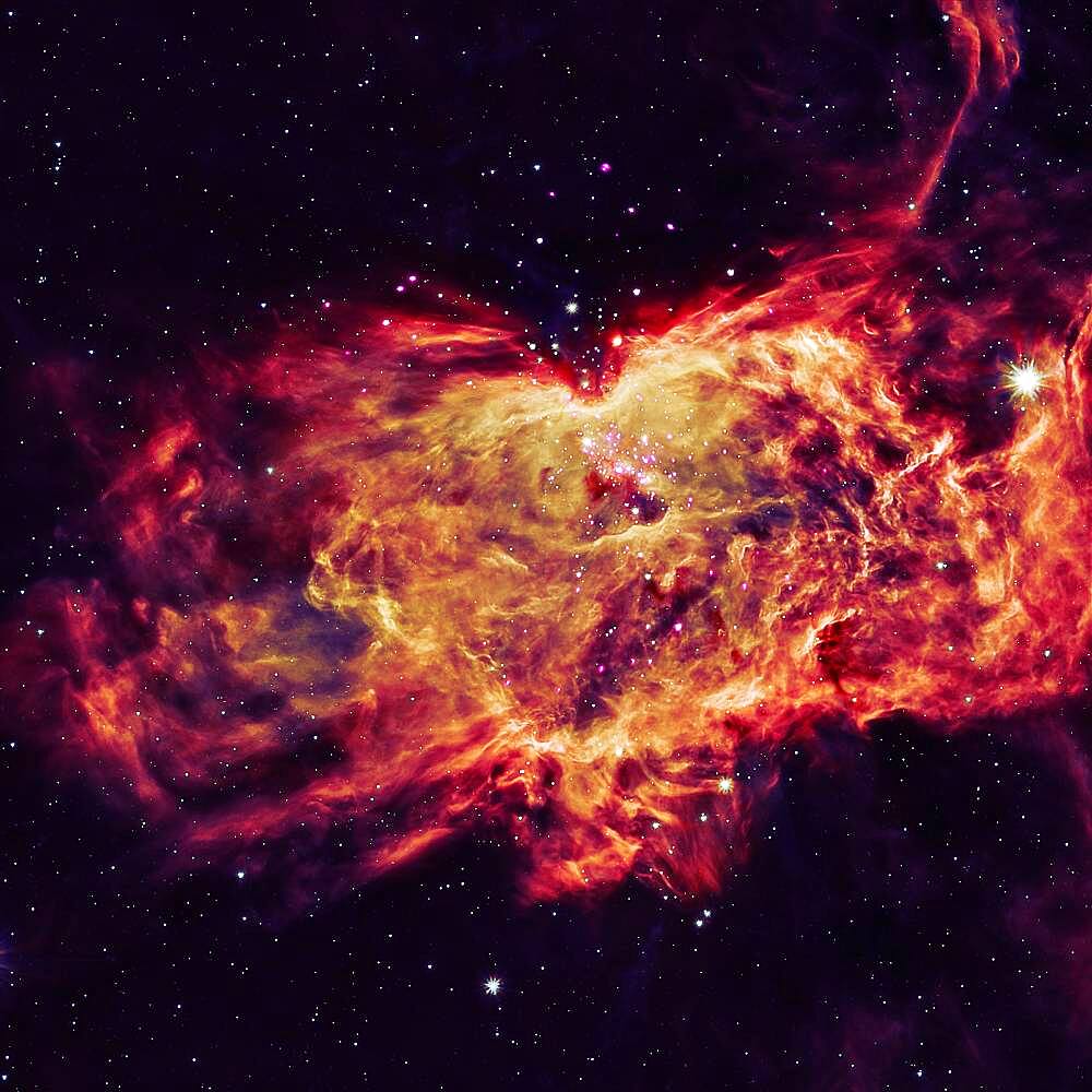 Glowing Flame Nebula