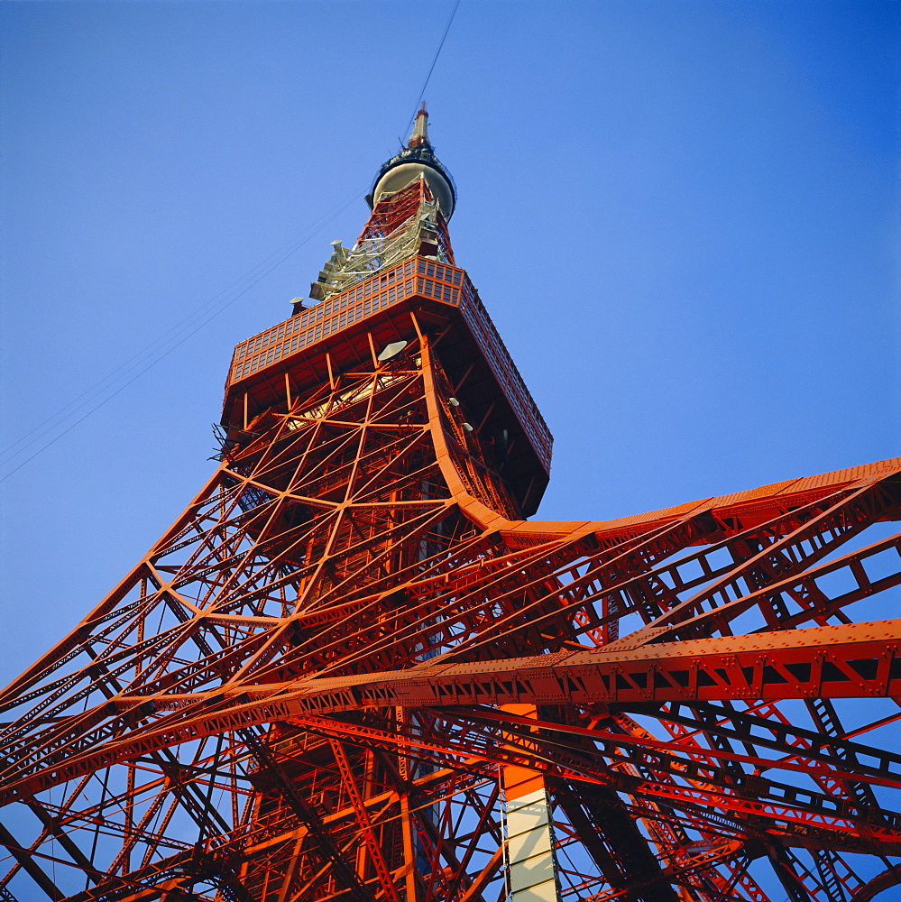 Tokyo Tower, 330m broadcsting tower with viewing platforms, Roppongi, Tokyo, Japan