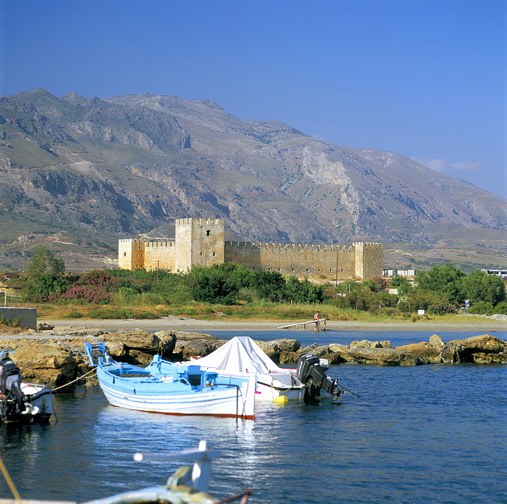 Frangokastelo, south coast, Crete, Greek Islands, Greece, Europe