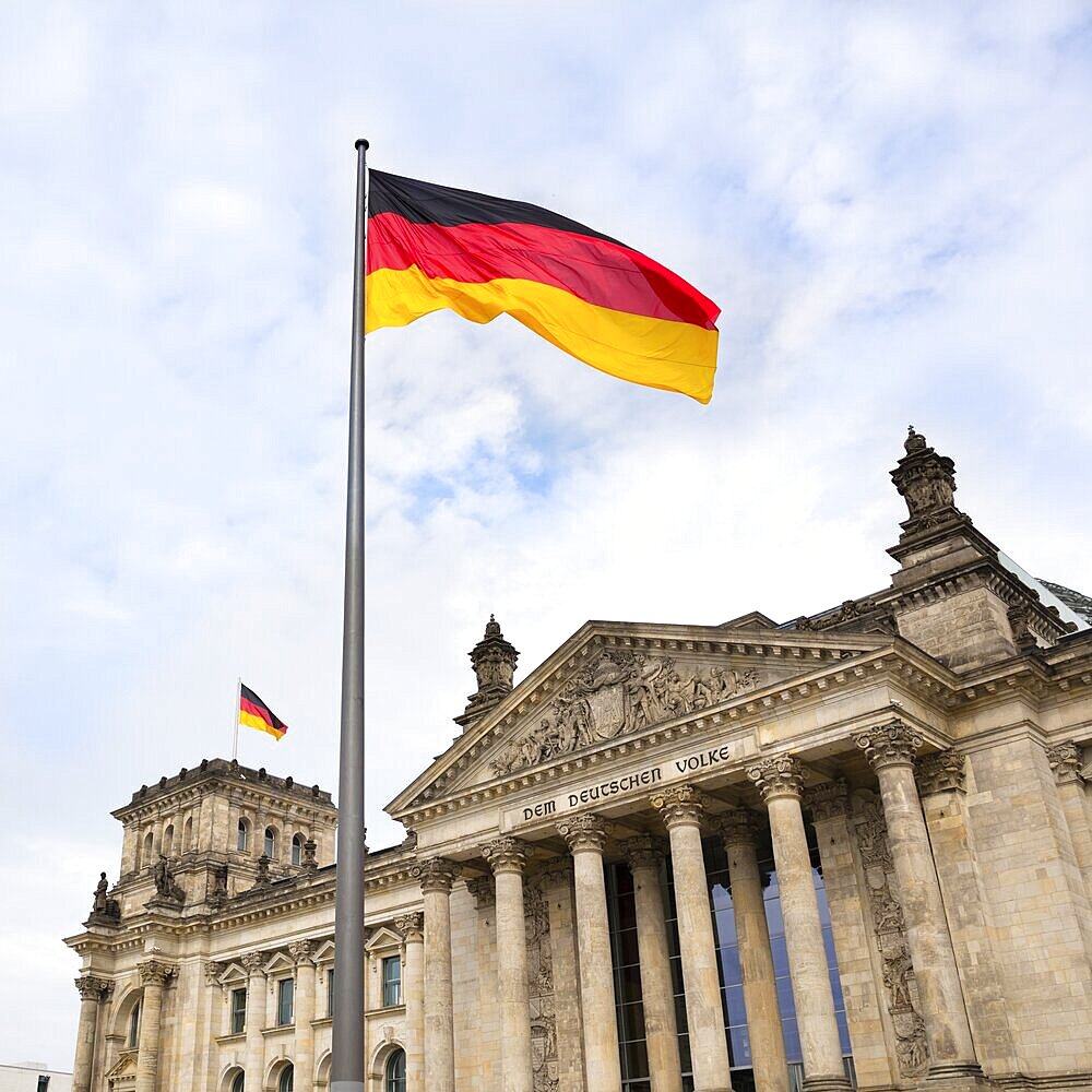 Reichstag, seat of the German Bundestag, Berlin, Germany, Europe