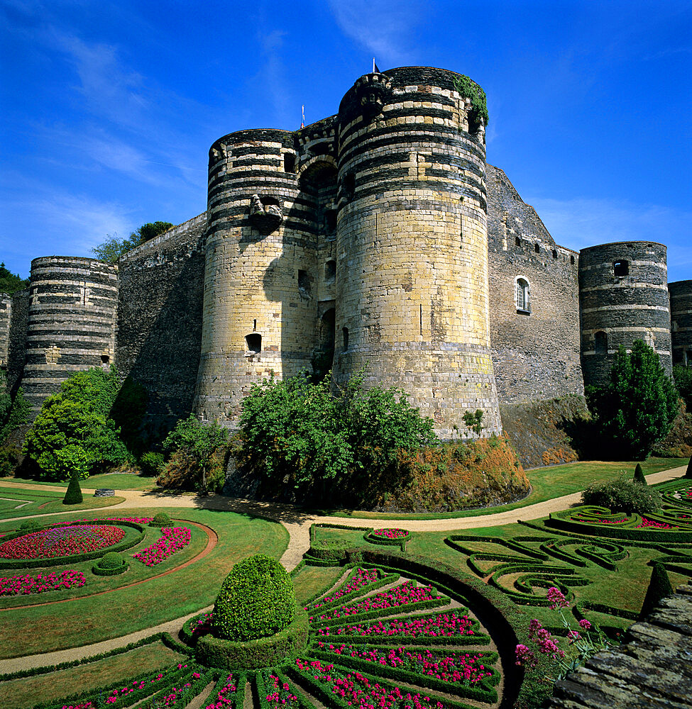 Chateau d'Angers, Angers, Loire Valley, Pays-de-la-Loire, France, Europe