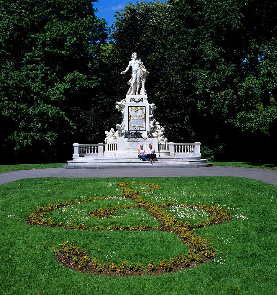 Statue of Mozart, Vienna, Austria, Europe