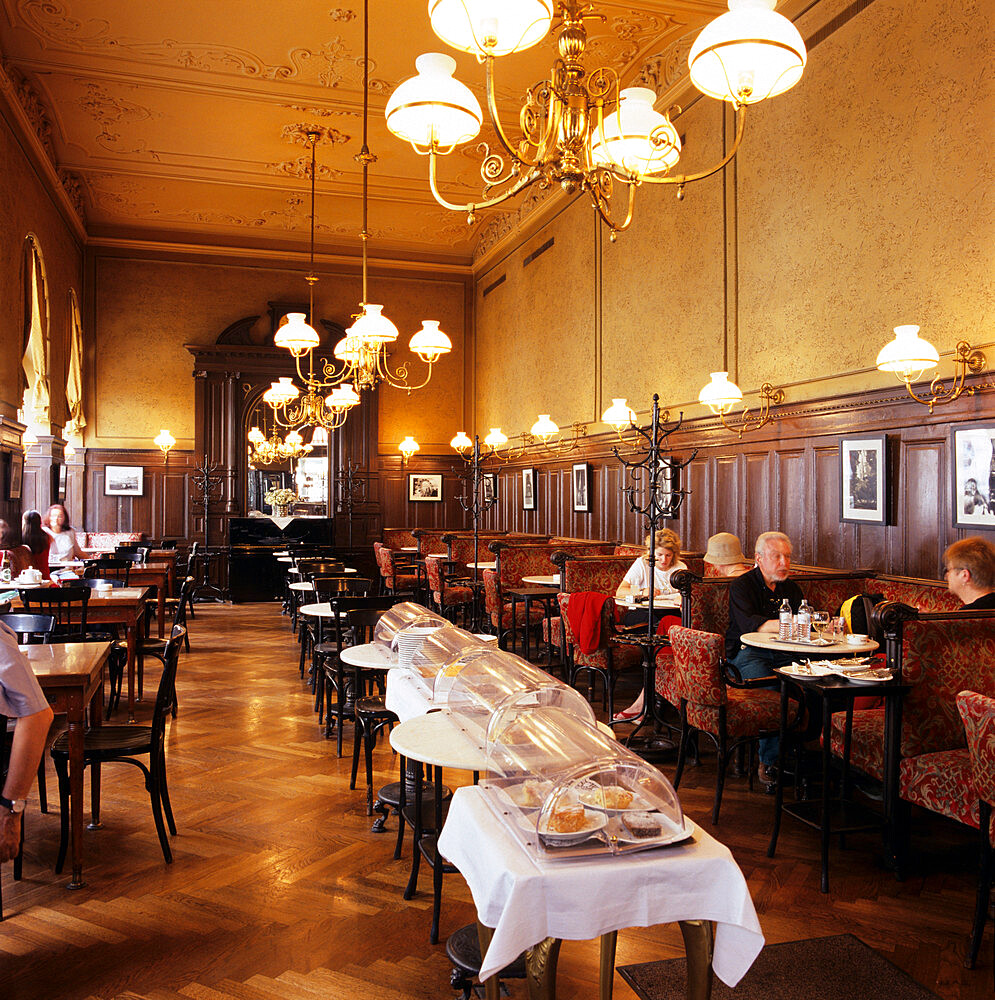 Cafe Sperl interior, Vienna, Austria, Europe