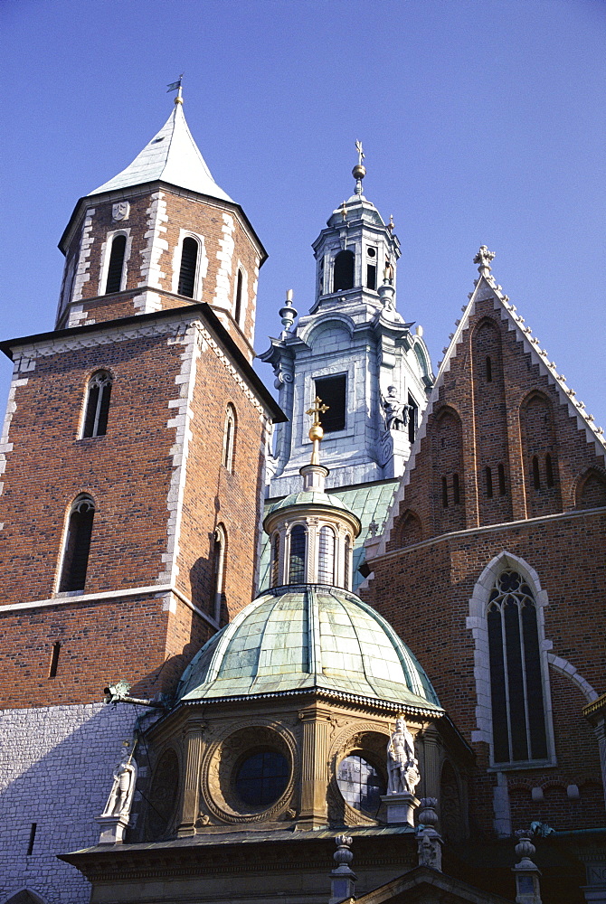 Wawel Cathedral, Krakow (Cracow), UNESCO World Heritage Site, Makopolska, Poland, Europe