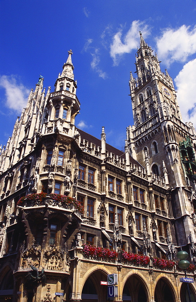 Gothic Town Hall, Munich, Bavaria, Germany