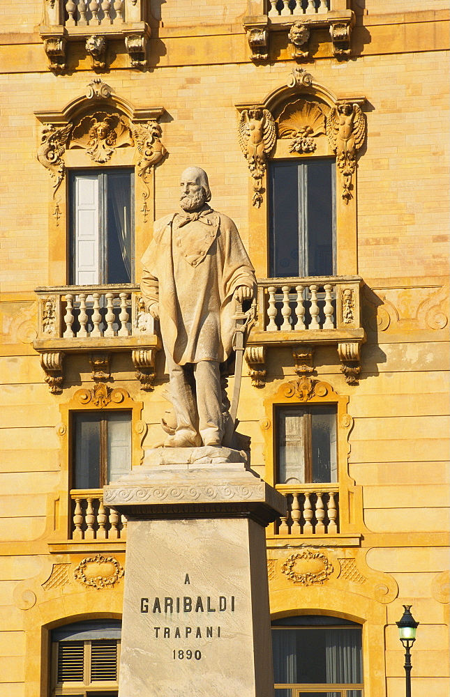 Garibaldi Statue (1890), Trapani, Sicily