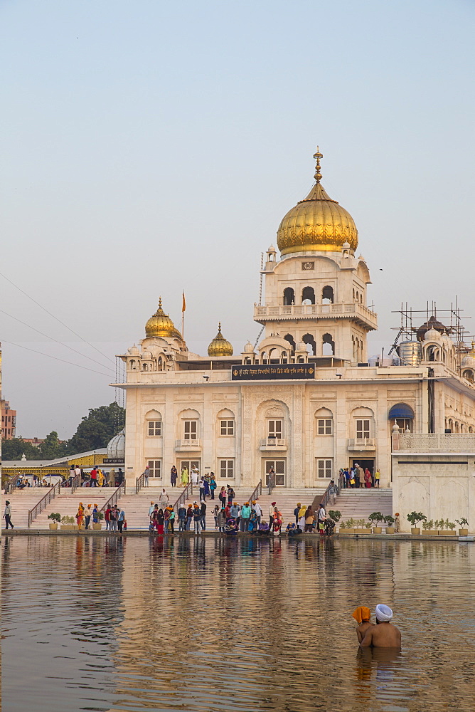 Gurdwara Bangla Sahib, a Sikh temple, New Delhi, Delhi, India, Asia