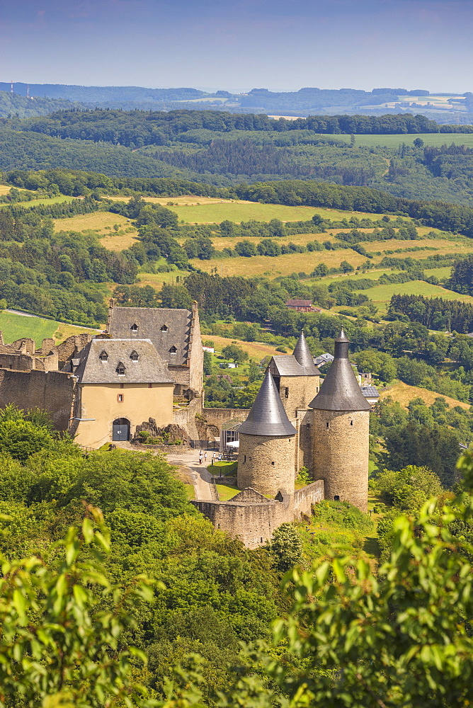 Bourscheid Castle, Bourscheid, Luxembourg, Europe