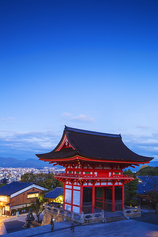 The Deva Gate, Kiyomizu-dera Temple, Kyoto, Japan, Asia