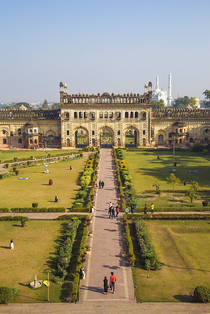 Bara Imambara complex, Bada Imambara (Main Building), Lucknow, Uttar Pradesh, India, Asia