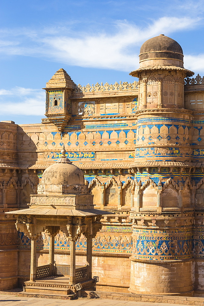 Man Singh Palace, Gwalior Fort, Gwalior, Madhya Pradesh, India, Asia