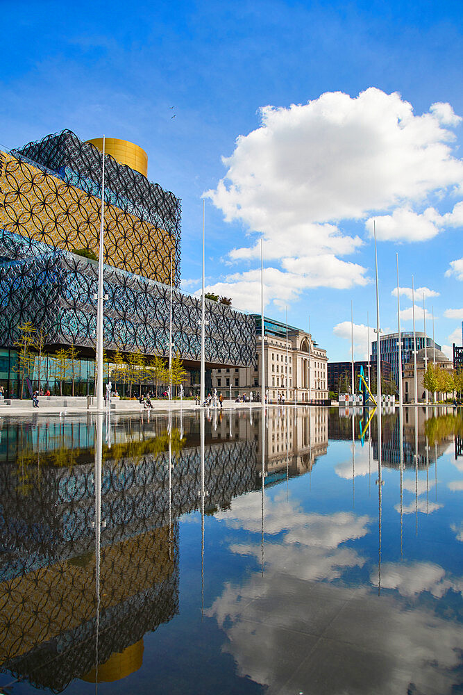 Centenary Square, Birmingham Library, Birmingham, West Midlands, England, United Kingdom, Europe