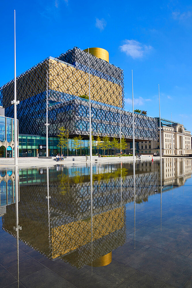 Centenary Square, Birmingham Library, Birmingham, West Midlands, England, United Kingdom, Europe