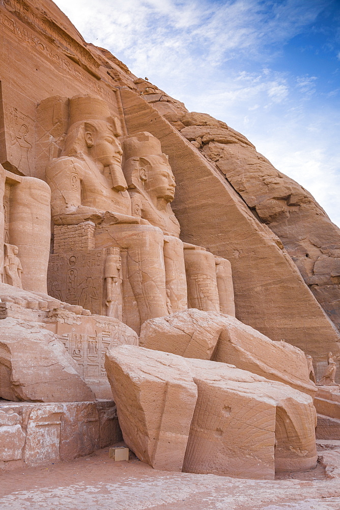 The Great Temple (Temple of Ramses II), Abu Simbel, UNESCO World Heritage Site, Egypt, North Africa, Africa