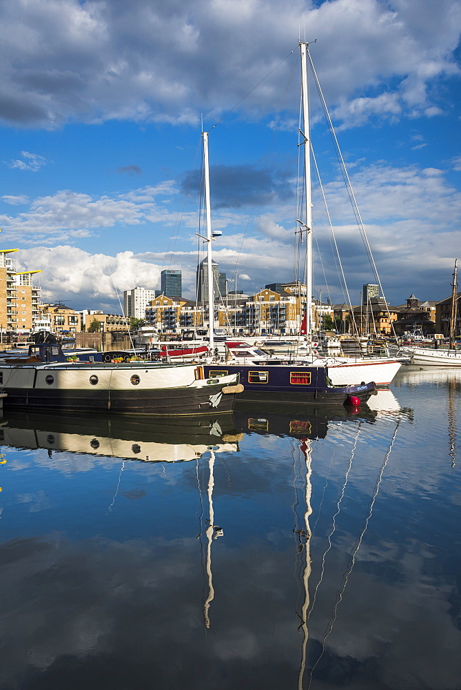 Limehouse Basin, London Borough of Tower Hamlets, East London, England, United Kingdom, Europe