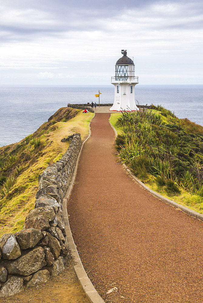 Cape Reinga Lighthouse (Te Rerenga Wairua Lighthouse), Aupouri Peninsula, Northland, North Island, New Zealand, Pacific