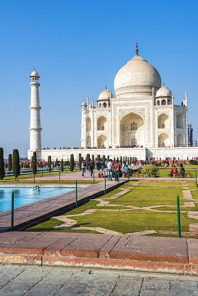 Taj Mahal, UNESCO World Heritage Site, Agra, Uttar Pradesh, India, Asia