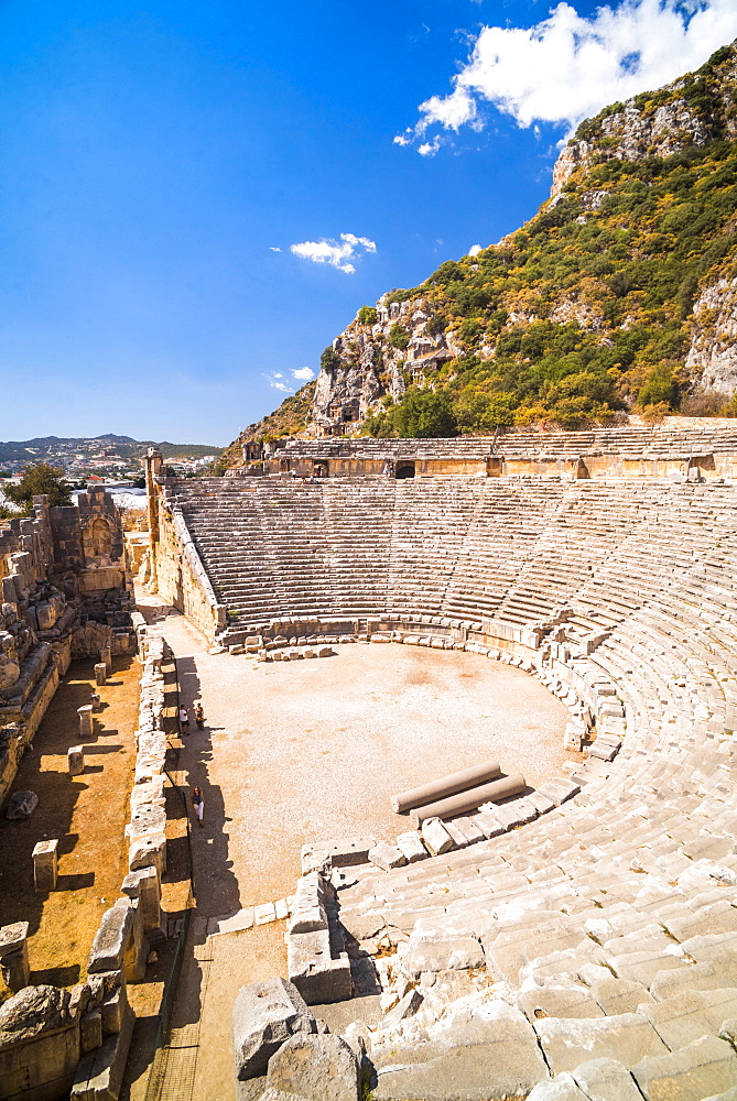 Myra Amphitheatre, the largest in Lycia, Demre, Antalya Province, Anatolia, Turkey, Asia Minor, Eurasia