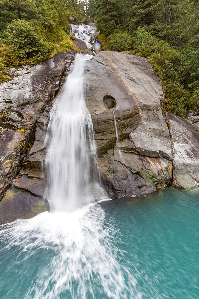 Scenic views from Tracy Arm - Fords Terror Wilderness area in Southeast Alaska, USA, Pacific Ocean.