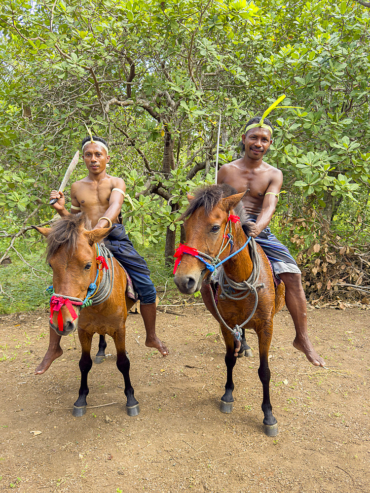 Cultural performance in the village of Liangawo, on Flores Island, Lesser Sunda Islands, Indonesia.