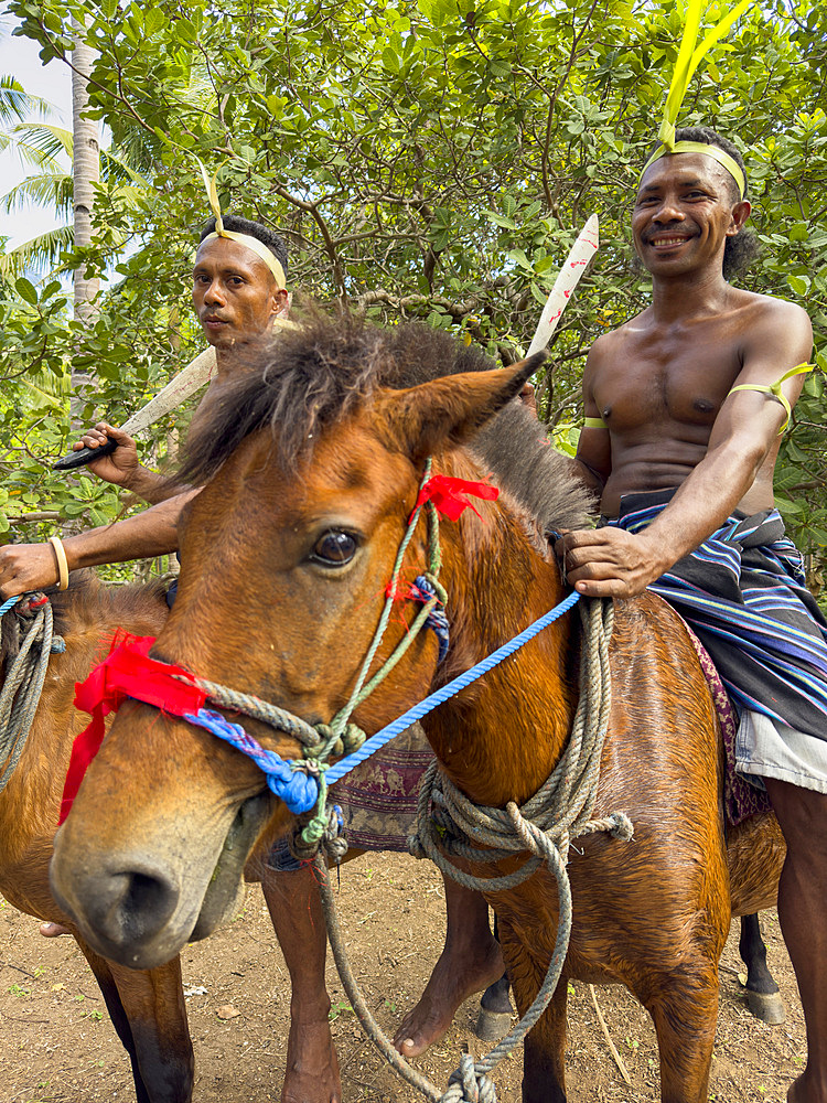 Cultural performance in the village of Liangawo, on Flores Island, Lesser Sunda Islands, Indonesia.