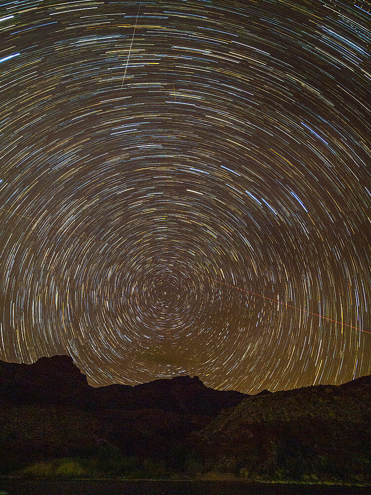 Night photography at Schist, just before river mile 97, Grand Canyon National Park, Arizona, United States of America, North America