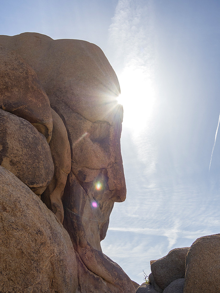 Weathered rocks in Joshua Tree National Park, California, USA.