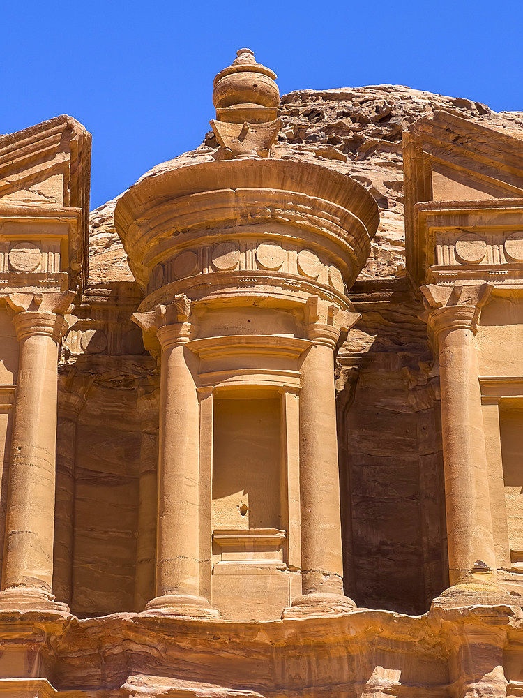 The Petra Monastery (Al Dayr), Petra Archaeological Park, UNESCO World Heritage Site, one of the New Seven Wonders of the World, Petra, Jordan, Middle East