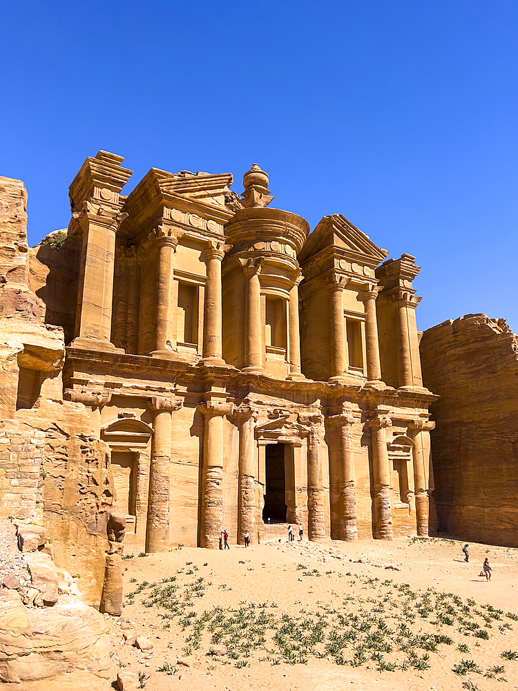 The Petra Monastery (Al Dayr), Petra Archaeological Park, UNESCO World Heritage Site, one of the New Seven Wonders of the World, Petra, Jordan, Middle East