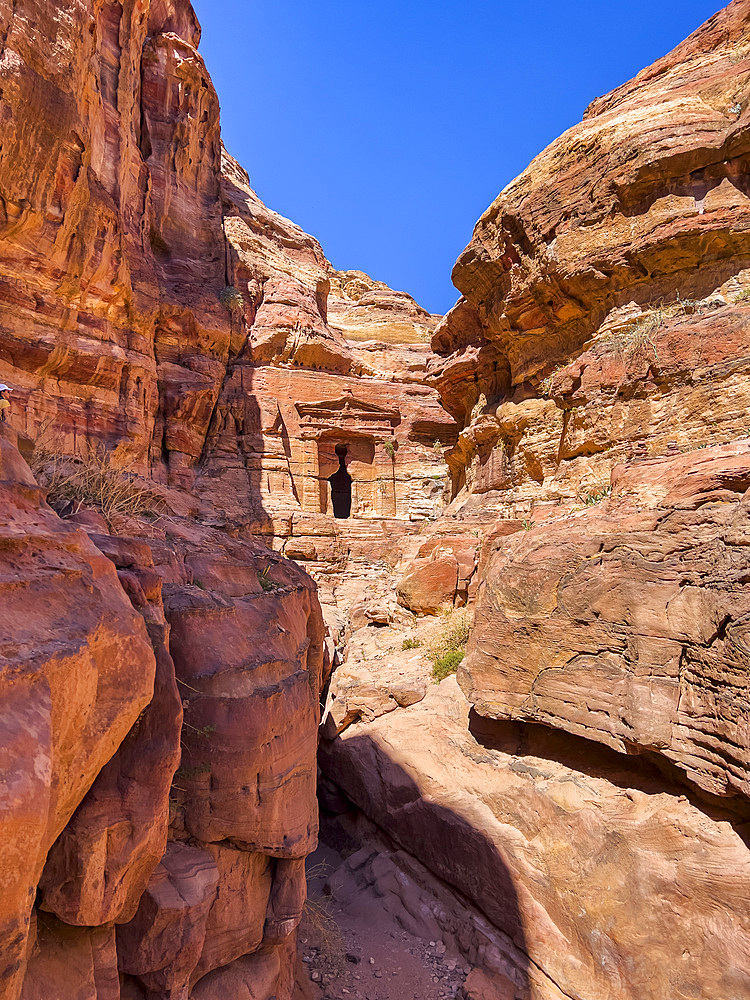 The Temple of the Winged Lions, Petra Archaeological Park, UNESCO World Heritage Site, one of the New SevenWonders of the World, Petra, Jordan, Middle East