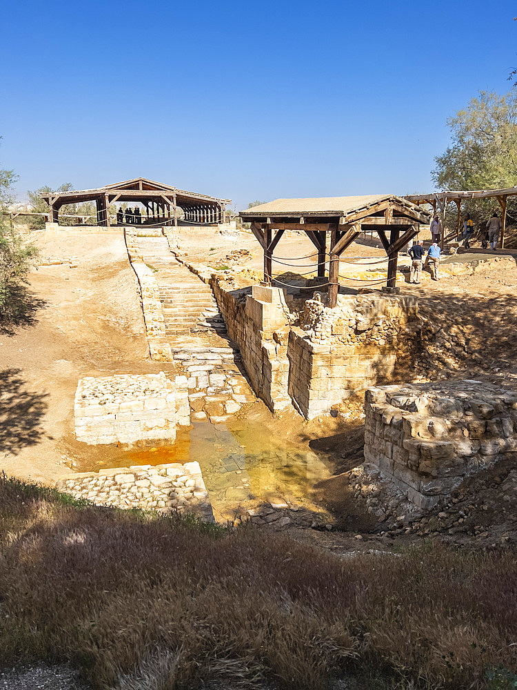 Al-Maghtas (Bethany Beyond the Jordan), the site where Jesus is said to have been baptized by John the Baptist, Jordan, Middle East