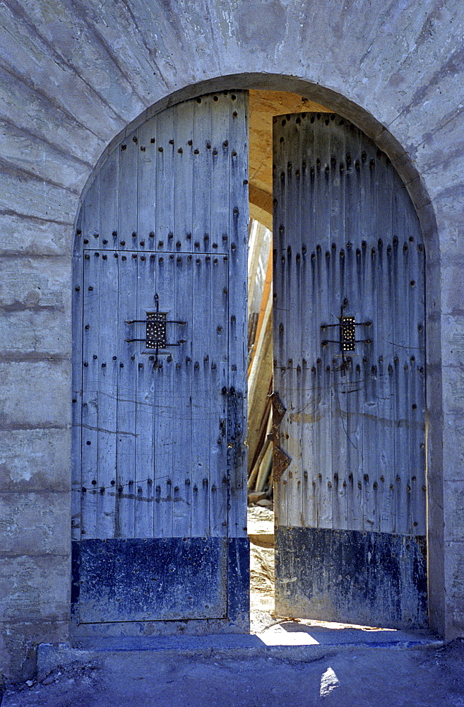 Opened gate, Mallorca, Spain, Europe