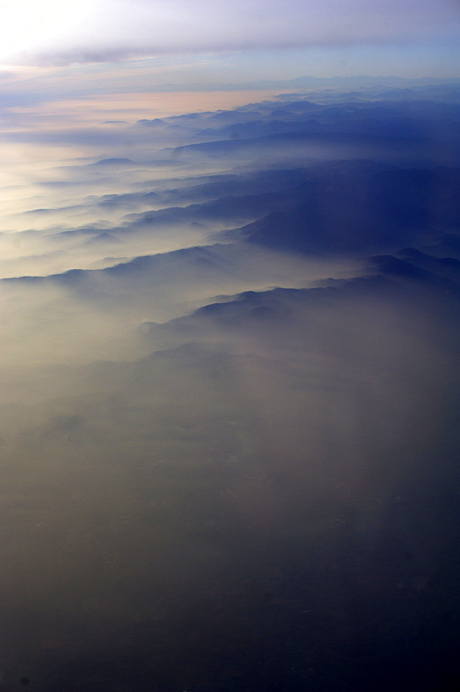 Alps, aerial view