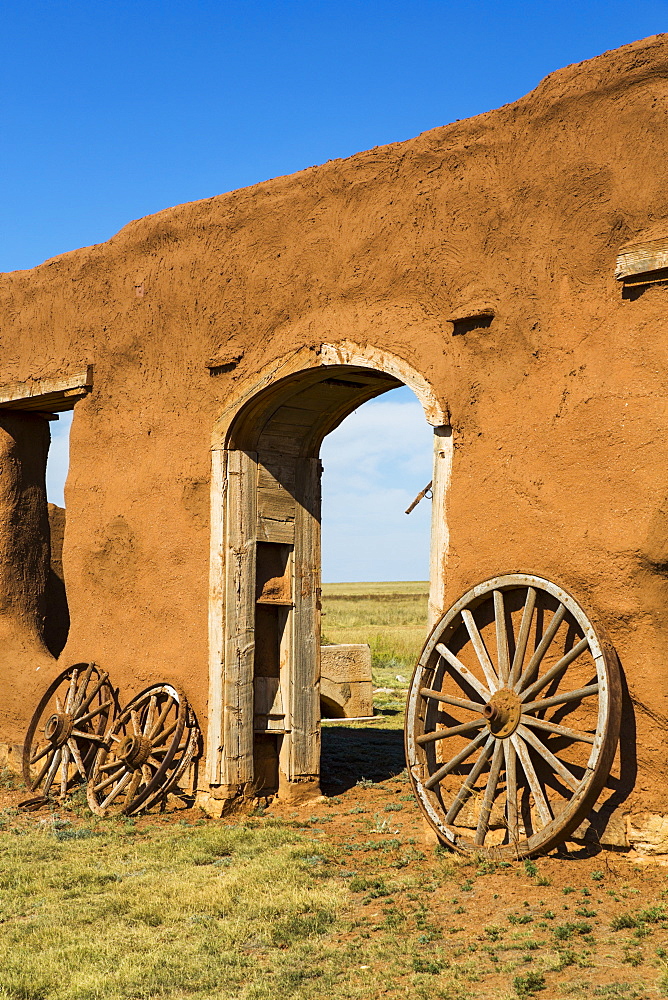 Ruins of the Transportation Corral, Fort Union National Monument, New Mexico, United States of America