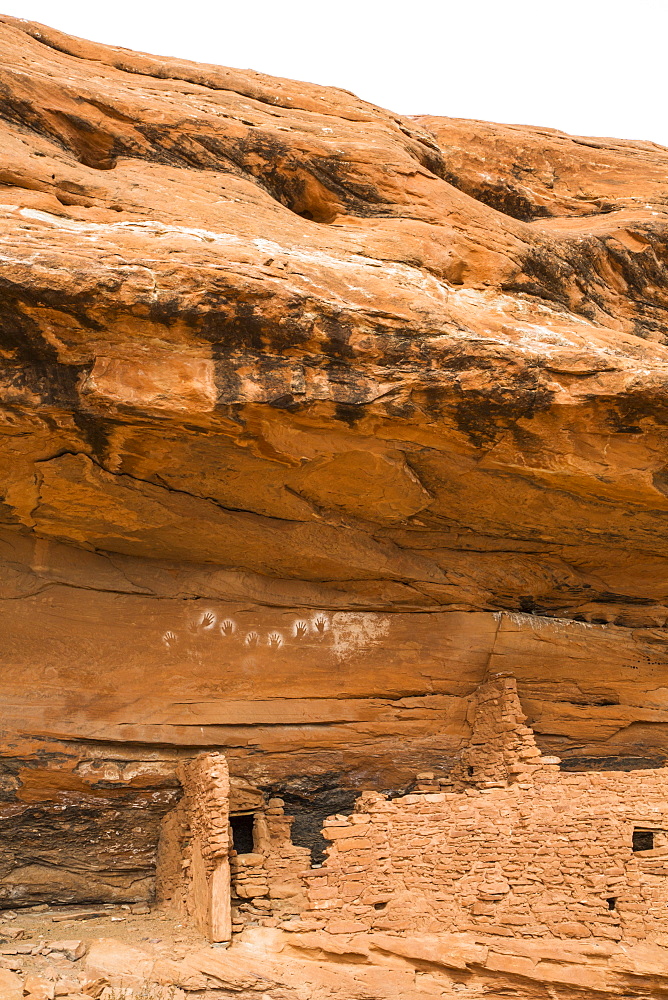 Reverse Handprints, Ancestral Pueblo, up to 1,000 years old, Bears Ears National Monument, Utah, United States of America