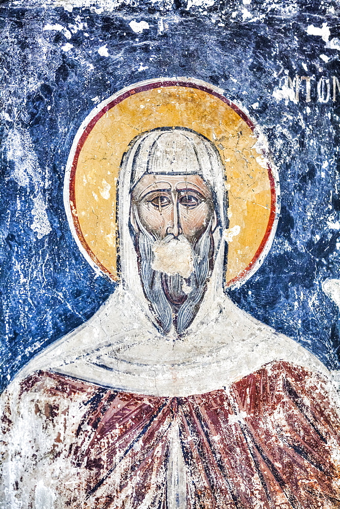 Original Fresco, 17th Century, Church of the Holy Apostles, 10th Century,  Ancient Agora; Athens, Greece