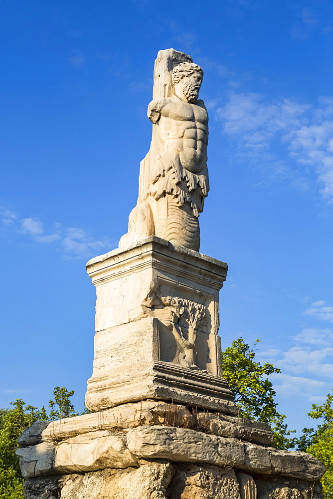 Odeon of Agrippa Statue, Ancient Agora; Athens, Greece