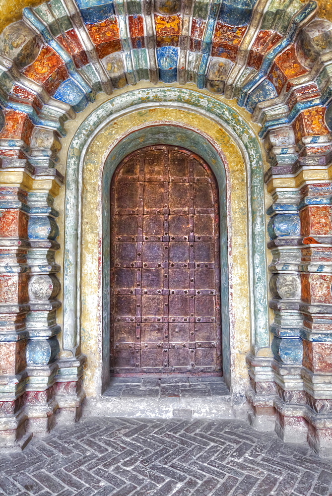 Door, Gate-Church of St John Divine, Kremlin, Golden Ring; Rostov Veliky, Yaroslavl Oblast, Russia