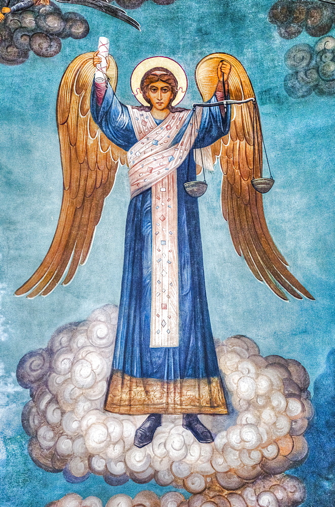 Fresco, The Resurrection Church on the Debra; Kostroma, Kostroma Oblast, Russia