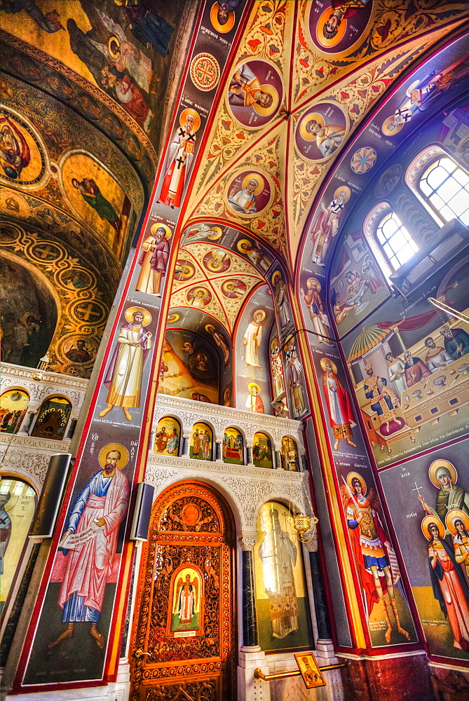 Frescoes, St Johns Forerunners Parish; Athens, Greece